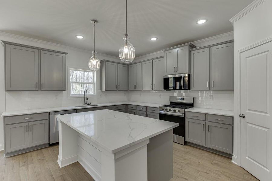 Furnished interior view inside a new home in , Commerce (Image 5).