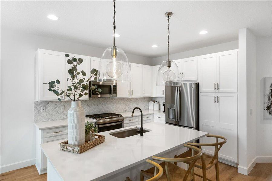 Furnished interior view inside a new home in , Port St. Lucie (Image 6).