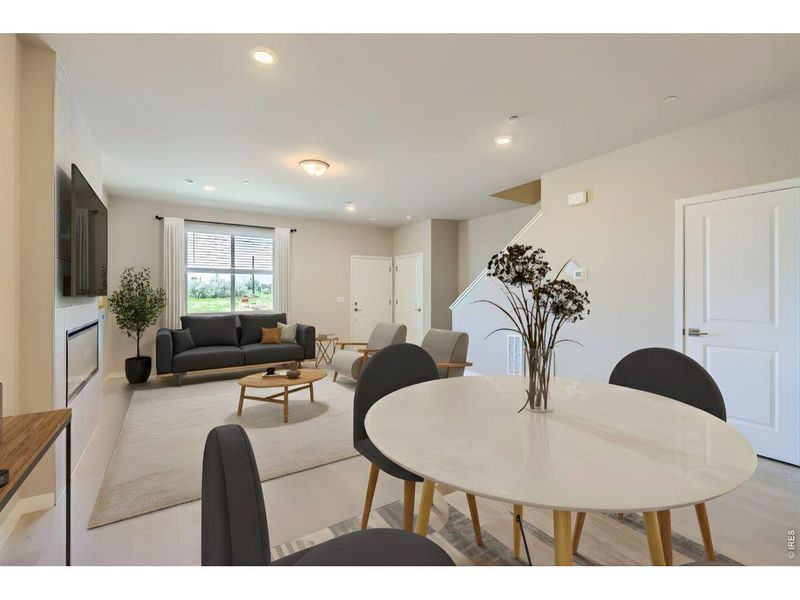 Furnished interior view inside a new home in Mountain Brook, Longmont (Image 16).