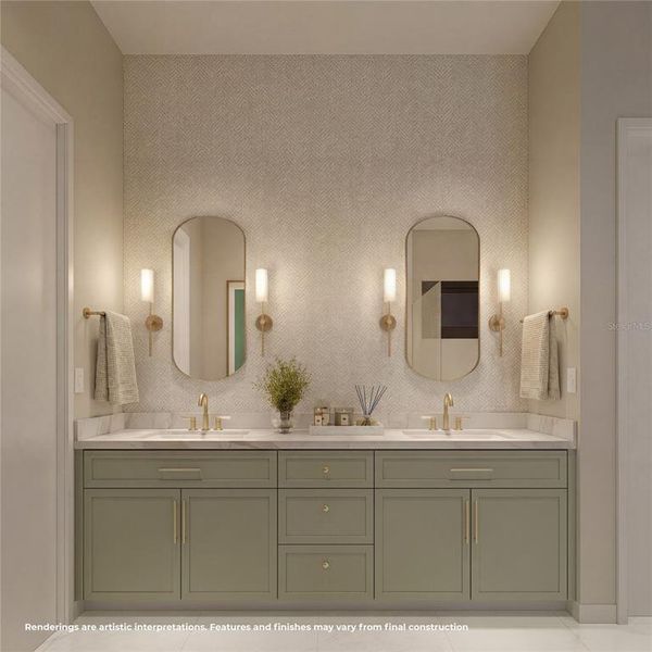 Furnished interior view inside a new home in , Winter Park (Image 10).
