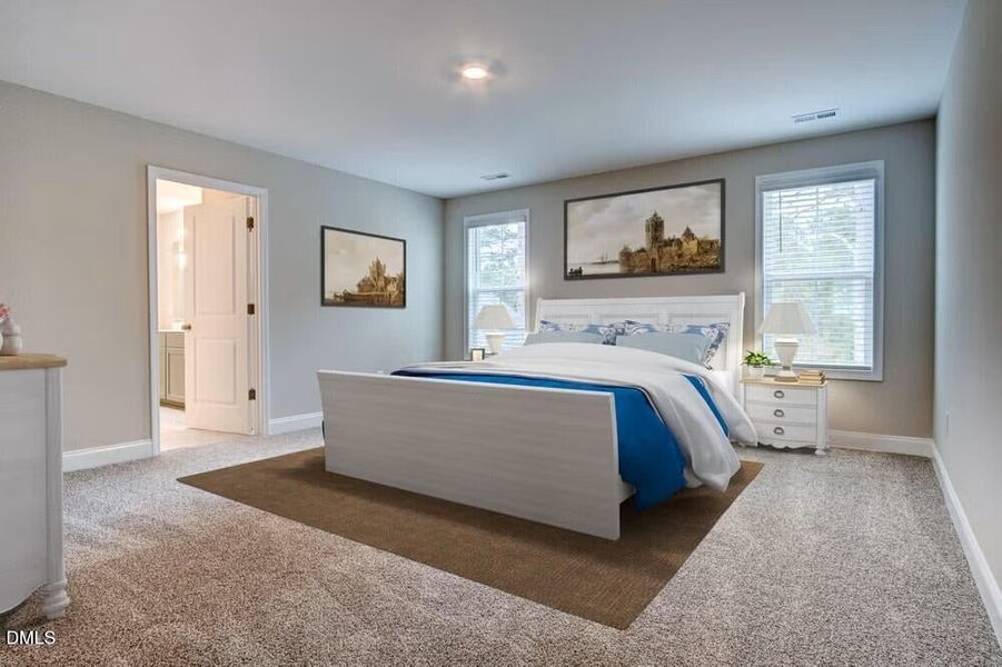 Furnished interior view inside a new home in The View, Durham (Image 27).
