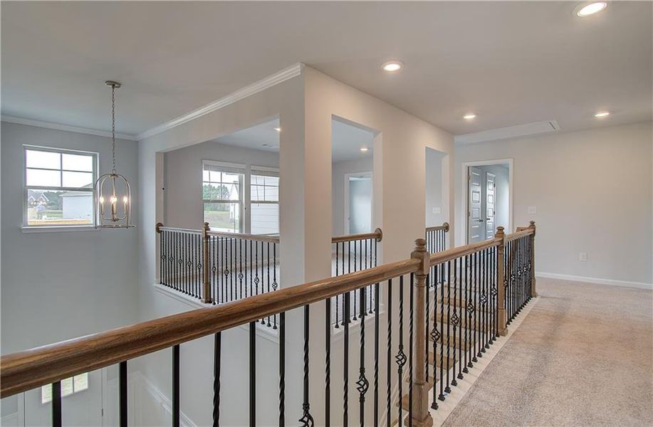 Spacious, unfurnished interior of a new home in Grandview at Millers Mill, Stockbridge (Image 25).
