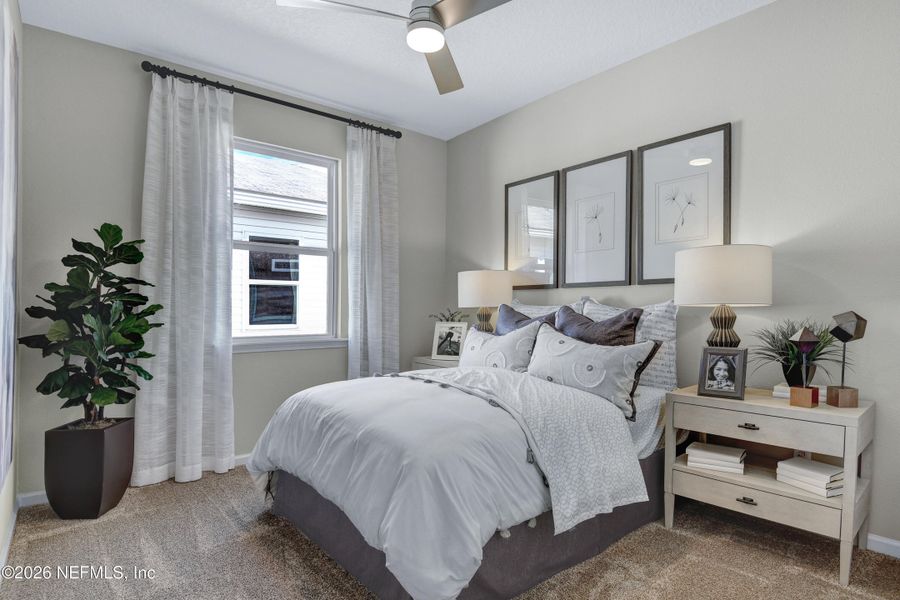 Furnished interior view inside a new home in , Jacksonville (Image 9).