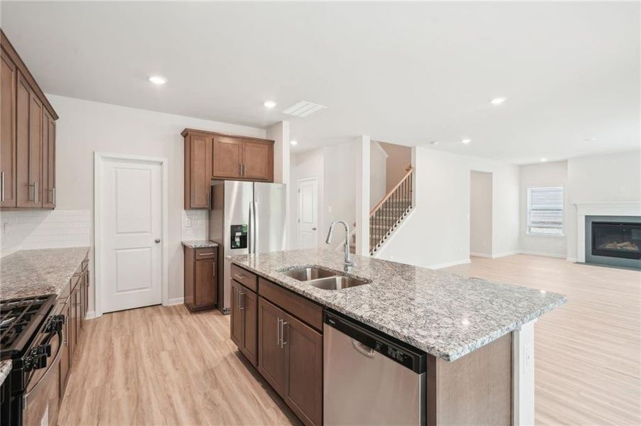 Furnished interior view inside a new home in Westmont Preserve, Powder Springs (Image 7). Furnished interior view inside a new home in Westmont Preserve, Powder Springs (Image 7).