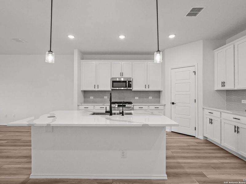Furnished interior view inside a new home in Comanche Ridge, San Antonio (Image 11).