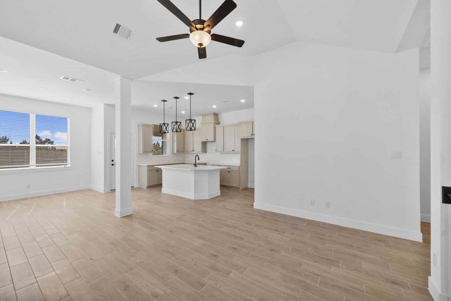 Spacious, unfurnished interior of a new home in Bridgeland, Cypress (Image 14). Spacious, unfurnished interior of a new home in Bridgeland, Cypress (Image 14).