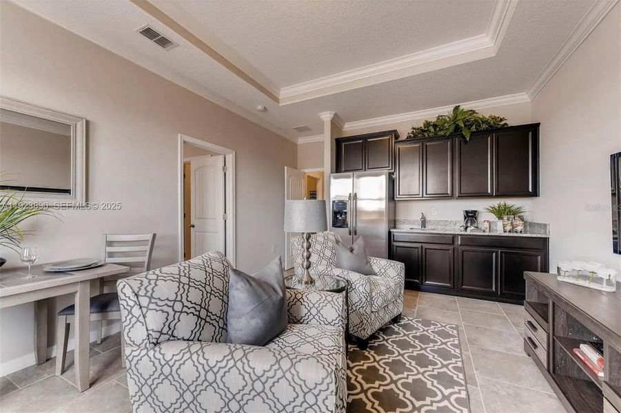 Furnished interior view inside a new home in Kindred, Kissimmee (Image 3).