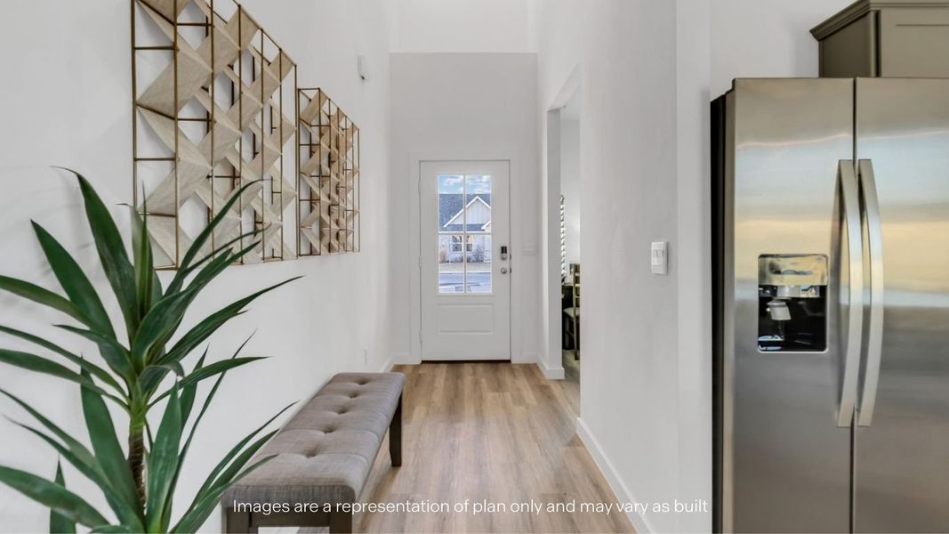 Furnished interior view inside a new home in Viridian, Lubbock (Image 6).