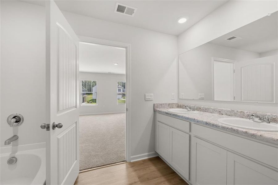 Furnished interior view inside a new home in Oakleigh Glen, Dallas (Image 7).