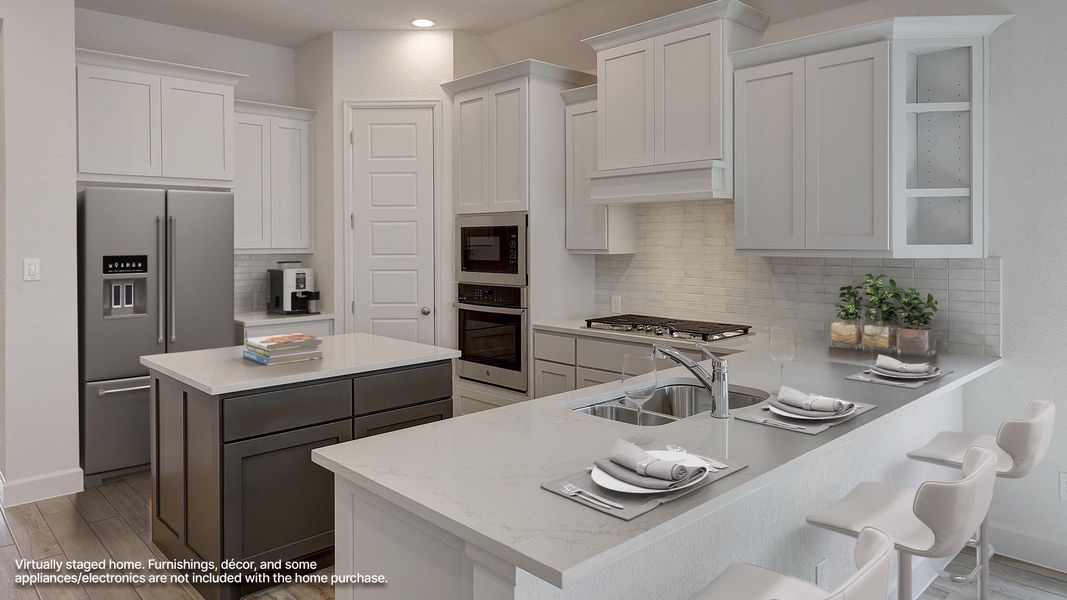 Furnished interior view inside a new home in Arcadia Ridge, San Antonio (Image 4).