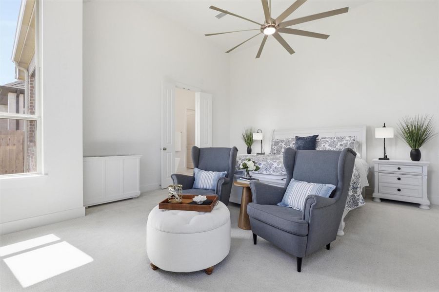 Furnished interior view inside a new home in Elyson, Katy (Image 13).