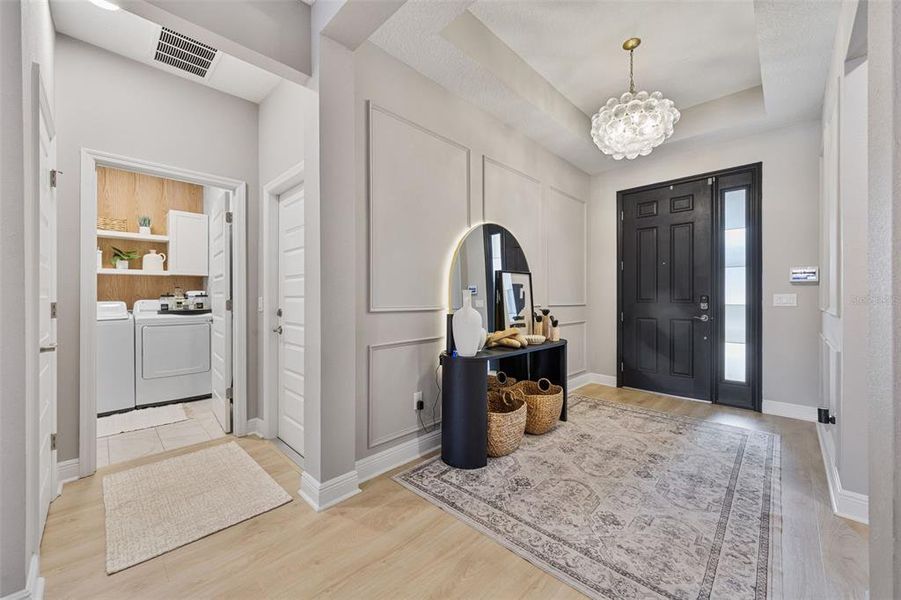 Furnished interior view inside a new home in , Wesley Chapel (Image 63). Furnished interior view inside a new home in , Wesley Chapel (Image 63).