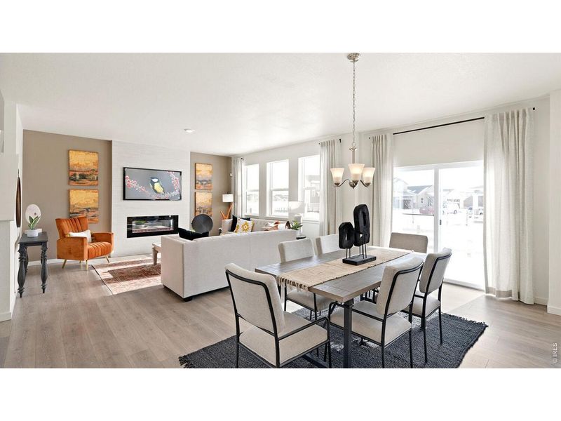 Furnished interior view inside a new home in Hansen Farm, Fort Collins (Image 19).