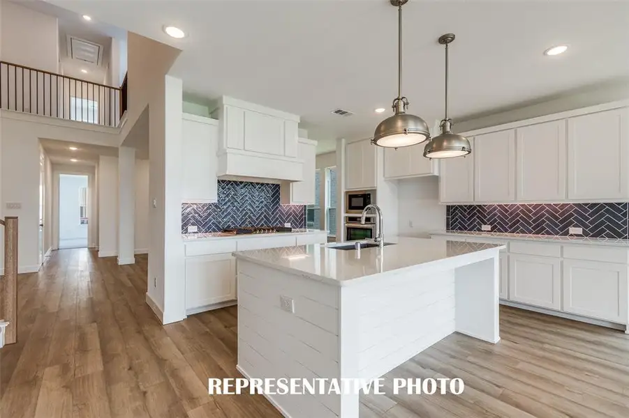 Style and sophistication abound in this dream kitchen!  REPRESENTATIVE PHOTO