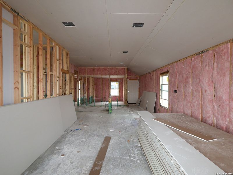 In-progress construction of a new home in Meadows at Clear Springs, New Braunfels, TX (Image 26). In-progress construction of a new home in Meadows at Clear Springs, New Braunfels, TX (Image 26).