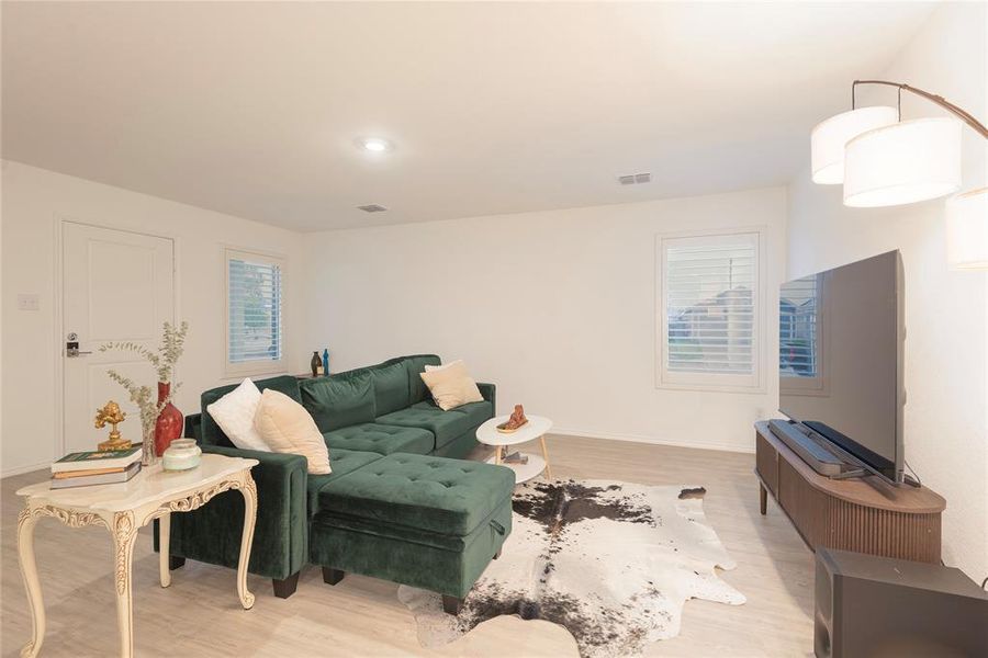 Furnished interior view inside a new home in Tillage Farms, Princeton (Image 19).