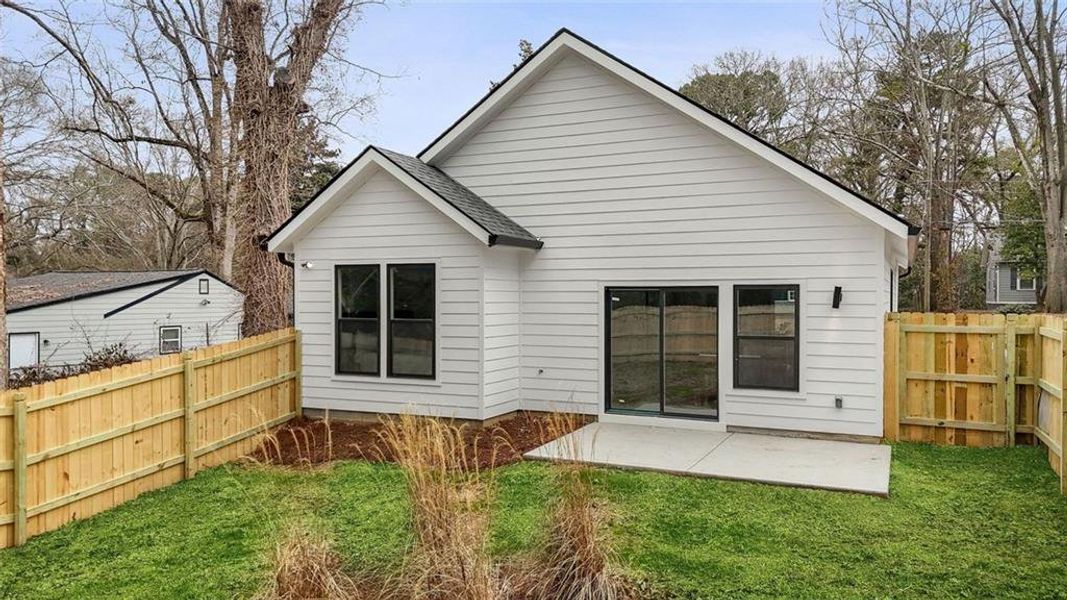 Exterior details and patio area of a home in , Atlanta (Image 26).