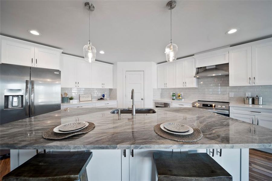 Furnished interior view inside a new home in , Hudson (Image 3).