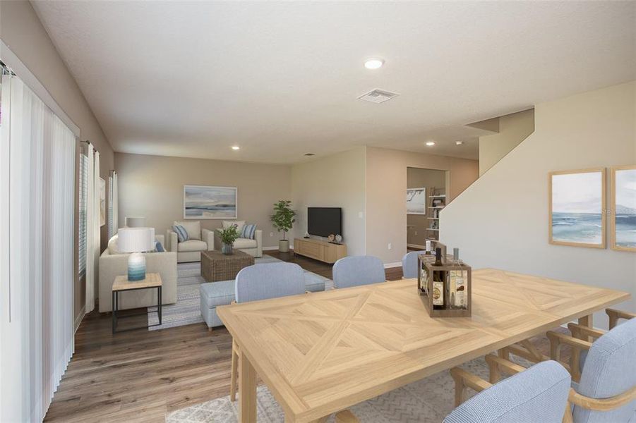 Furnished interior view inside a new home in Wynnstone, Davenport (Image 5).