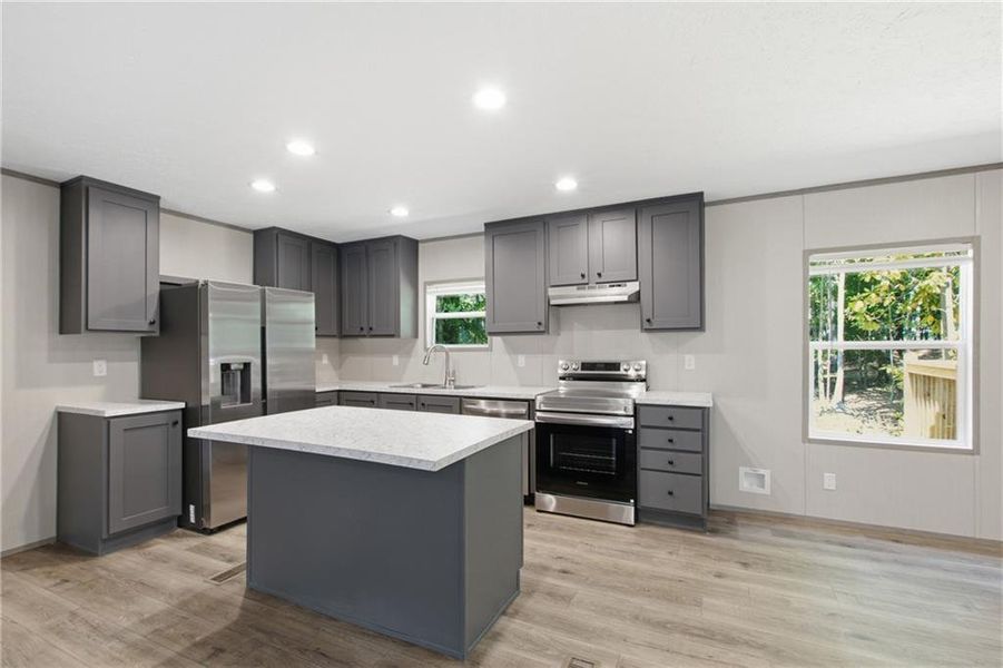 Furnished interior view inside a new home in , Alto (Image 5).