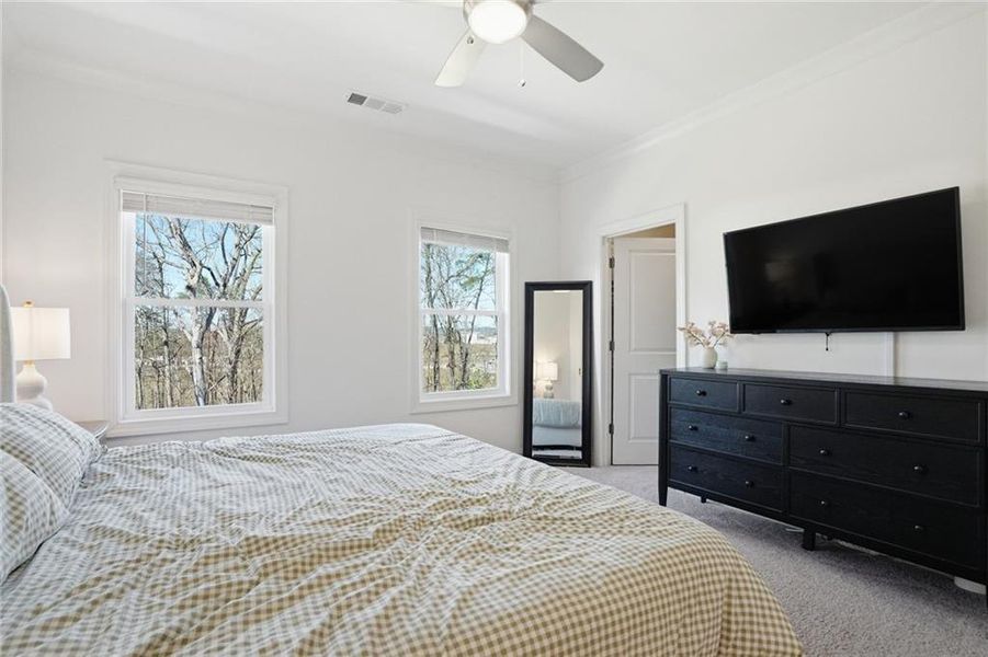 Furnished interior view inside a new home in , Cumming (Image 14).