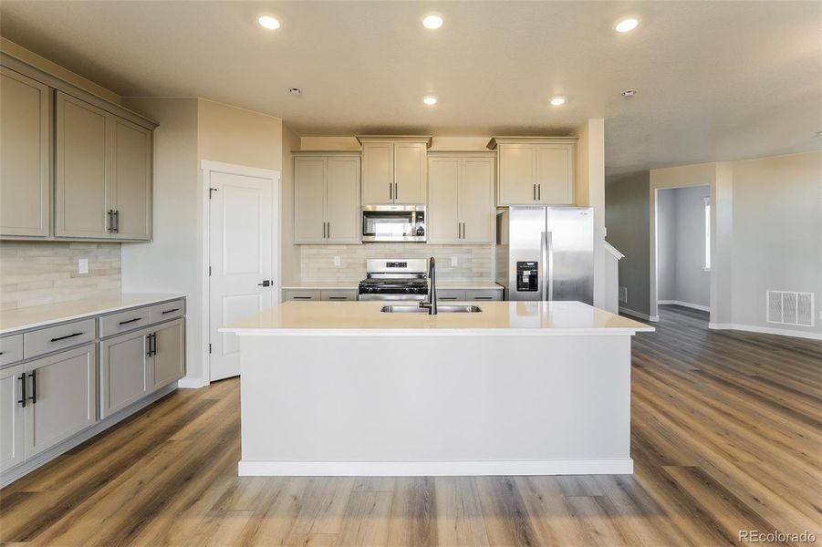 Furnished interior view inside a new home in Second Creek Farm, Commerce City (Image 5).