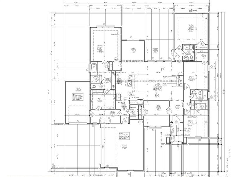 2D floor plan layout of this home in Silver Sage Farm, Weatherford, TX (Image 5). 2D floor plan layout of this home in Silver Sage Farm, Weatherford, TX (Image 5).