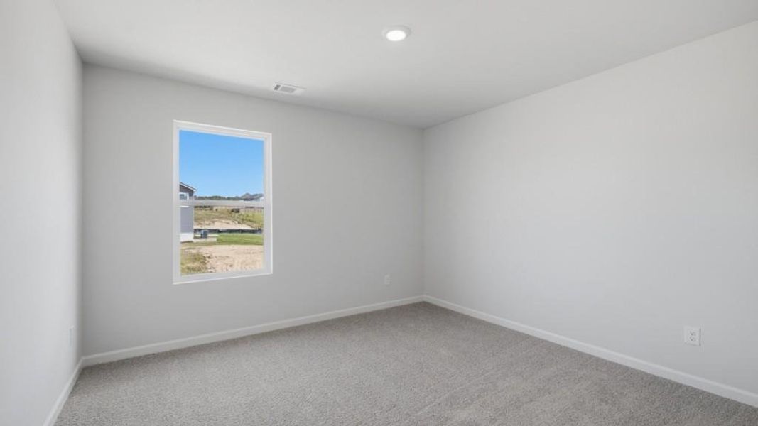 Spacious, unfurnished interior of a new home in Hamptons at Riverwood South, Dallas (Image 29).