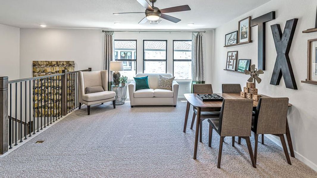 Furnished interior view inside a new home in Avalon at Cypress, Cypress (Image 25).