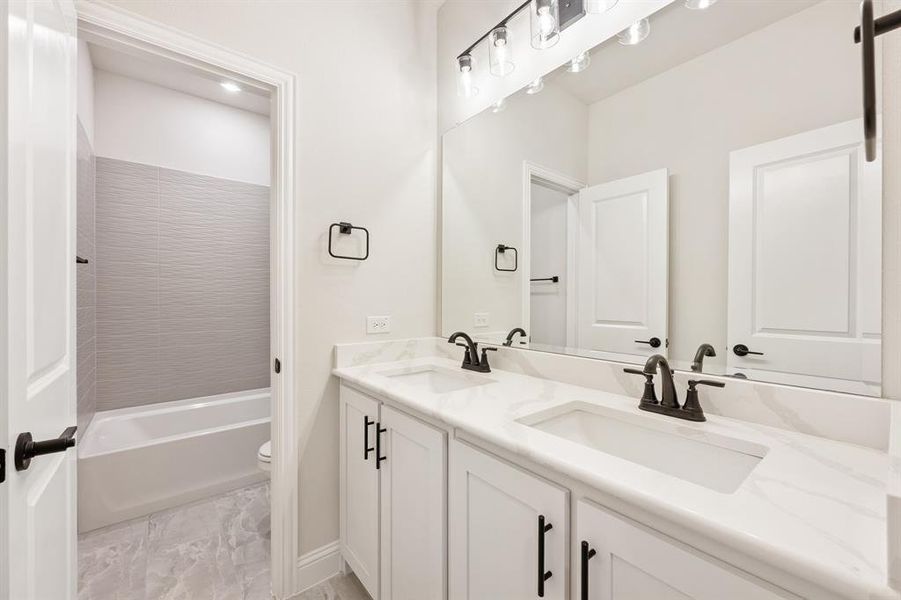 Furnished interior view inside a new home in Devonshire, Forney (Image 6).