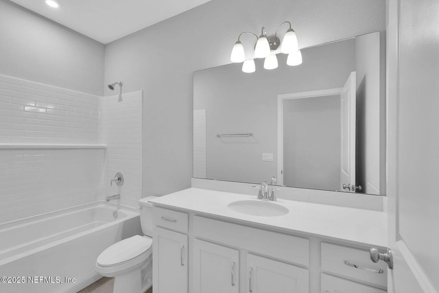 Furnished interior view inside a new home in Landing at Olde Florida, St. Augustine (Image 9).