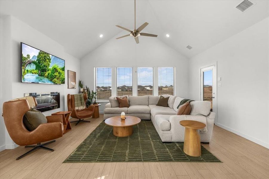 Furnished interior view inside a new home in , Fort Worth (Image 18).
