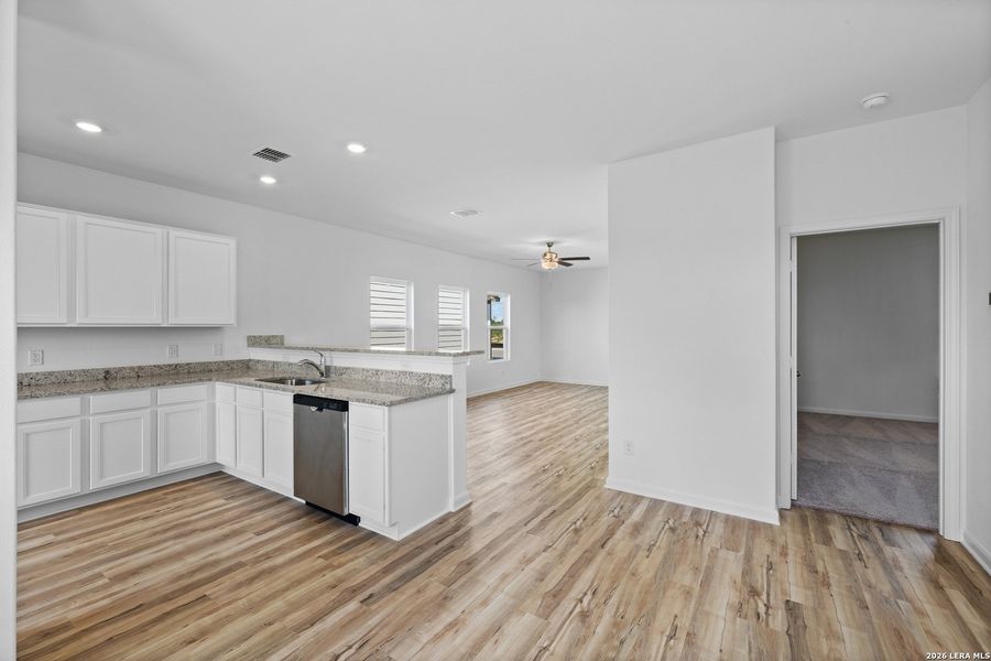 Furnished interior view inside a new home in , San Antonio (Image 10).
