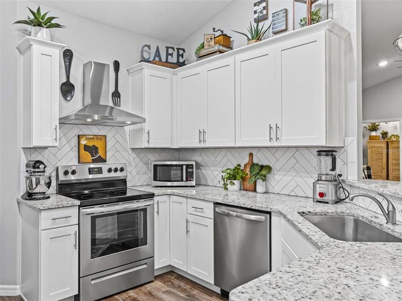 Furnished interior view inside a new home in , Bushnell (Image 28).