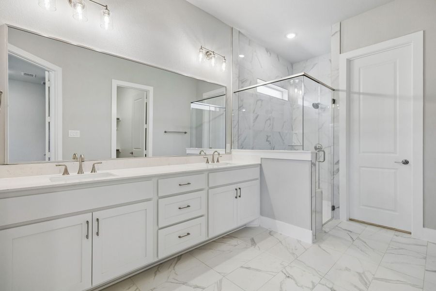 Furnished interior view inside a new home in Rainwater Crossing, Celina (Image 9).