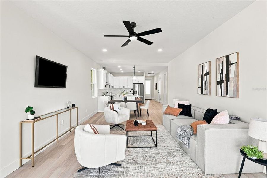 Furnished interior view inside a new home in , Largo (Image 16). Furnished interior view inside a new home in , Largo (Image 16).