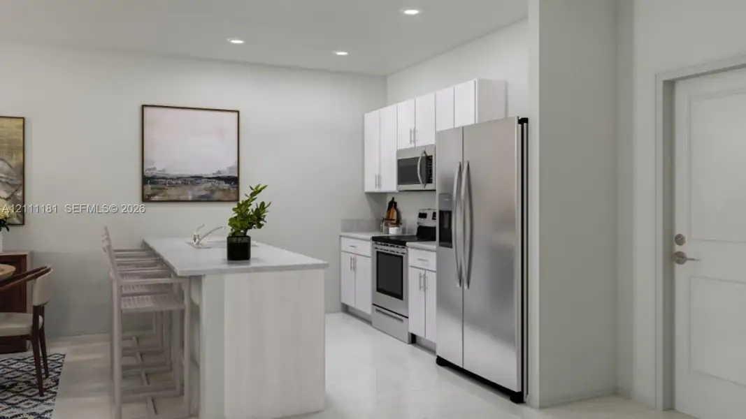 Furnished interior view inside a new home in Vivant, Miami (Image 4). Furnished interior view inside a new home in Vivant, Miami (Image 4).