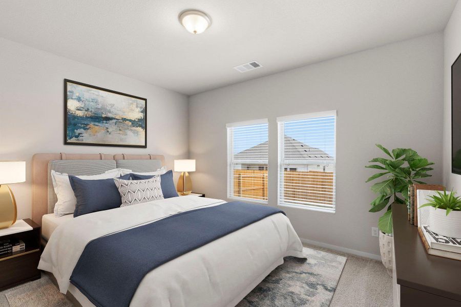 Primary Bedroom - Virtually Staged