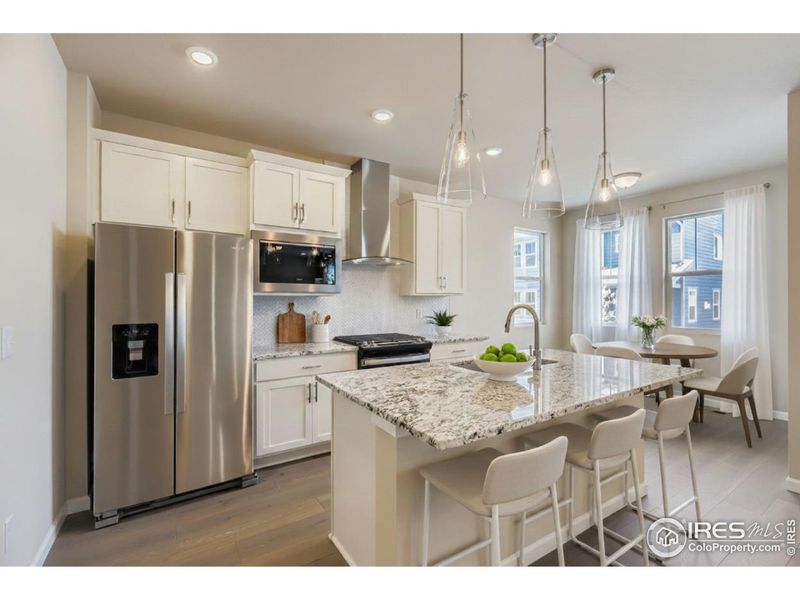 Furnished interior view inside a new home in Waterfield - Single Family Homes, Fort Collins (Image 12).