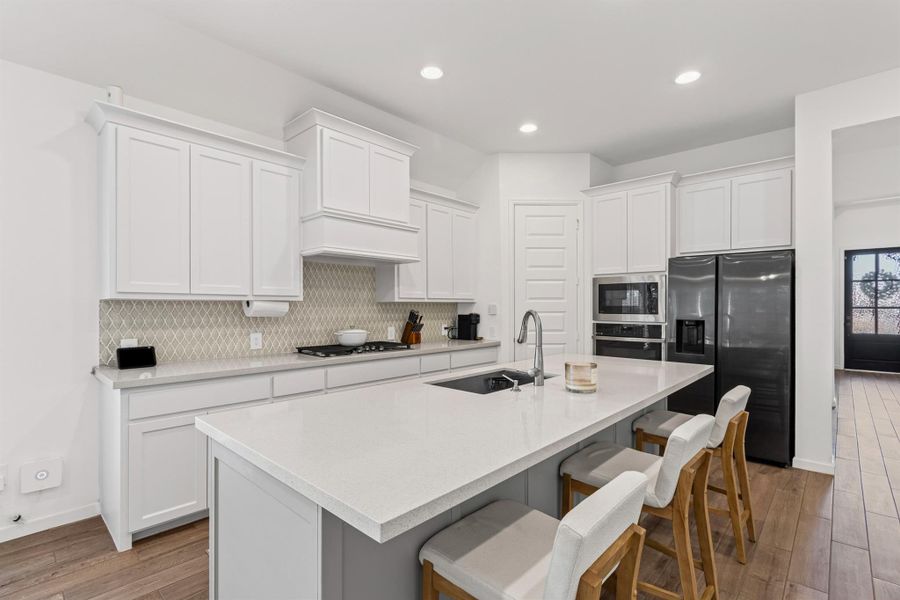 Furnished interior view inside a new home in Parkside On The River 45', Georgetown (Image 30).