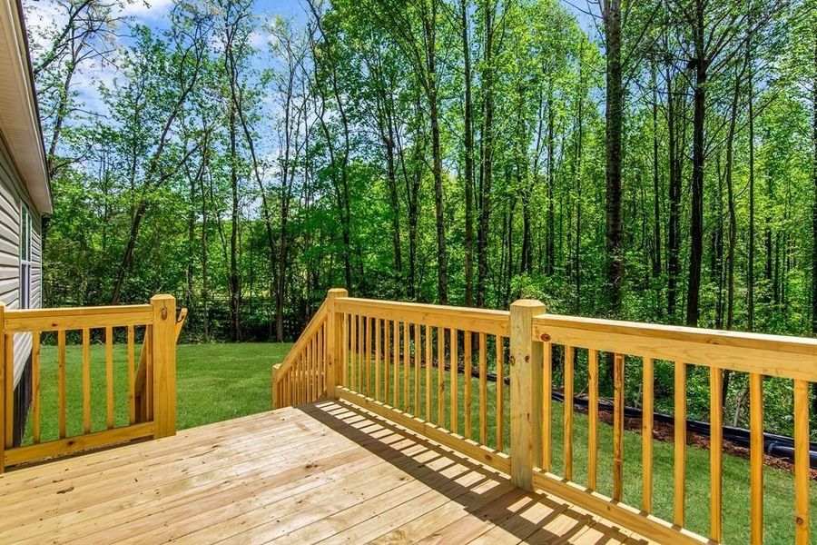 Exterior details and patio area of a home in , Talking Rock (Image 25).