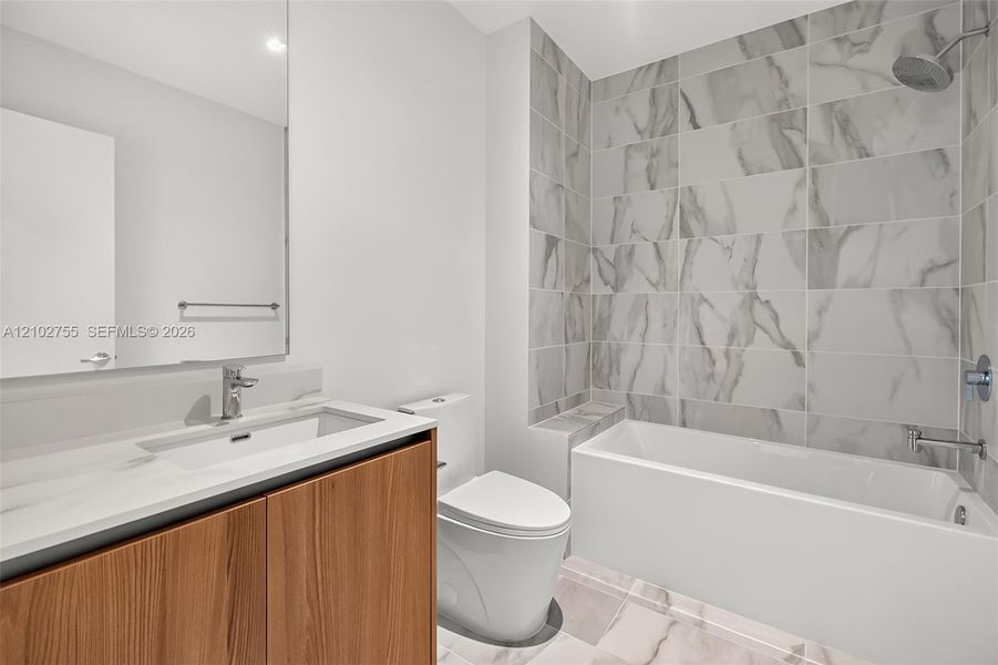 Furnished interior view inside a new home in , Miami (Image 7).