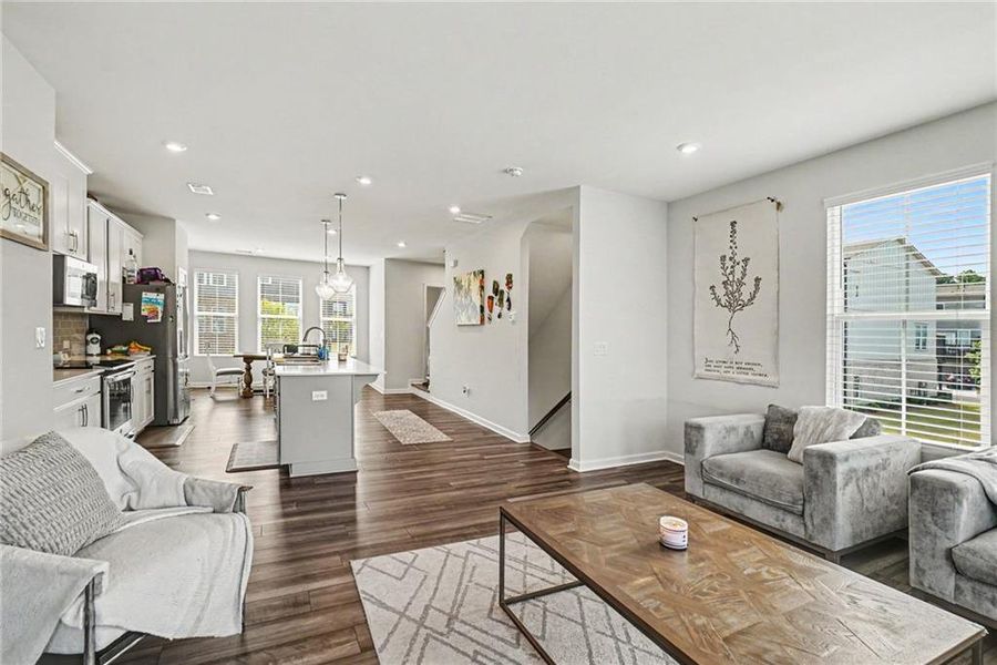 Furnished interior view inside a new home in , Acworth (Image 15).