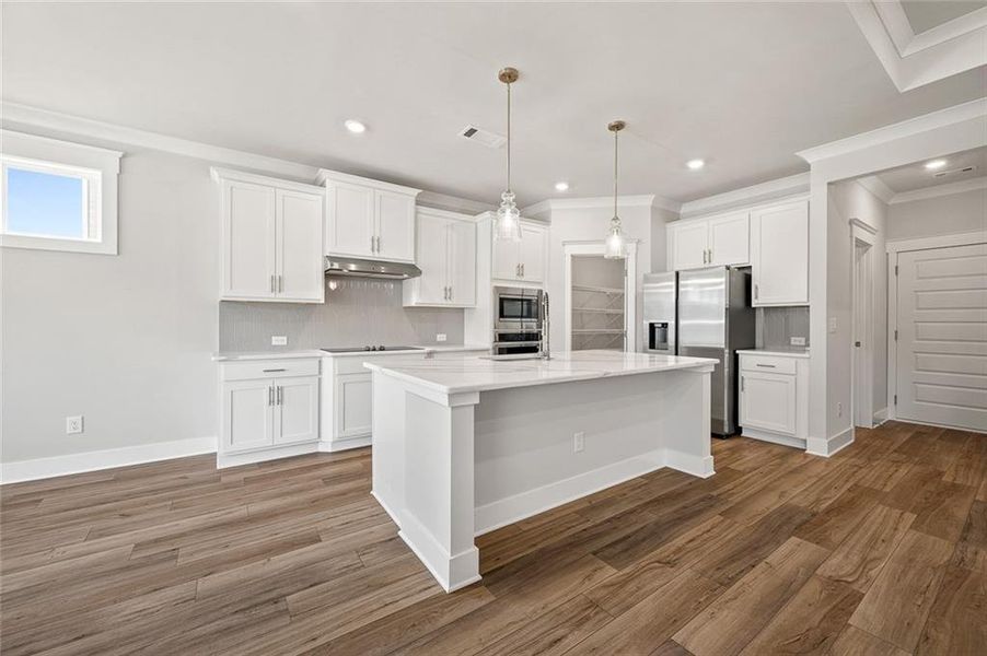 Furnished interior view inside a new home in Pinecrest Ridge, Dacula (Image 8).
