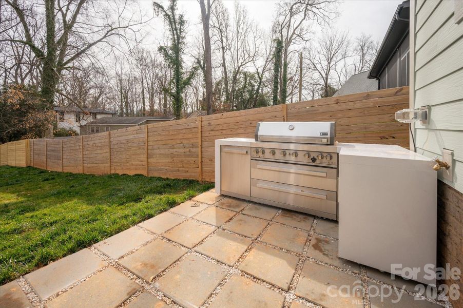 Exterior details and patio area of a home in , Charlotte (Image 26). Exterior details and patio area of a home in , Charlotte (Image 26).