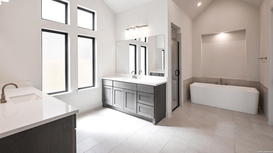 Furnished interior view inside a new home in Meadows of Mill Creek, Seguin (Image 14).