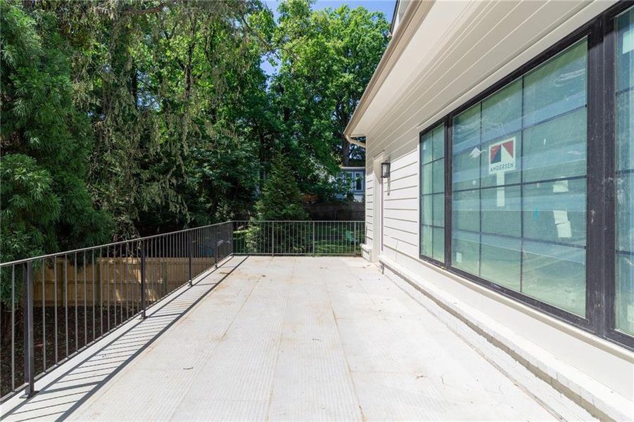 Exterior details and patio area of a home in , Atlanta (Image 15).