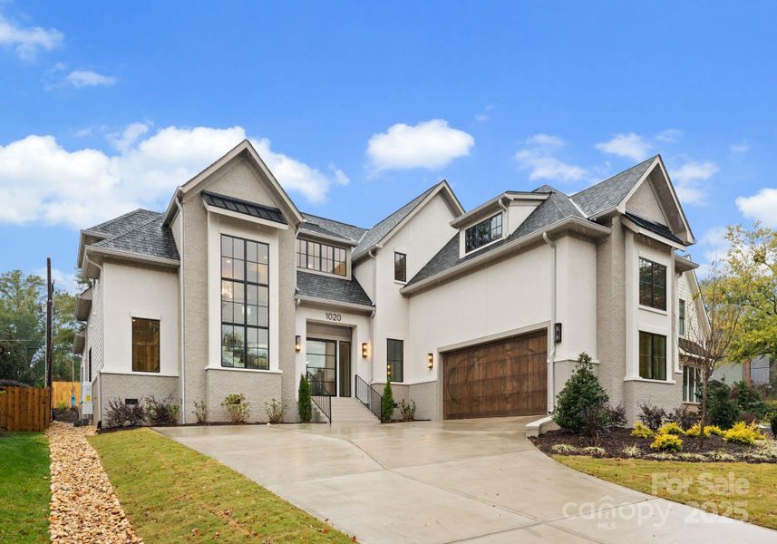 Front exterior of a new home in , Charlotte, NC, highlighting curb appeal (Image 24).