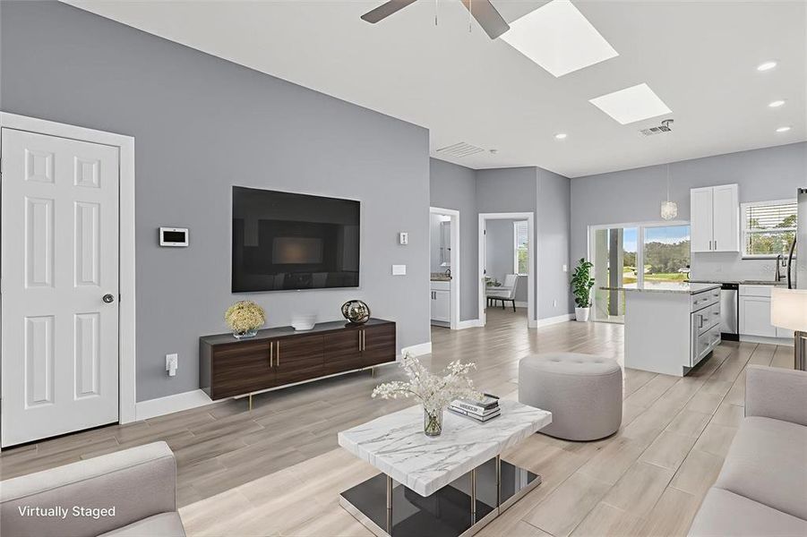 Furnished interior view inside a new home in , Kissimmee (Image 9).