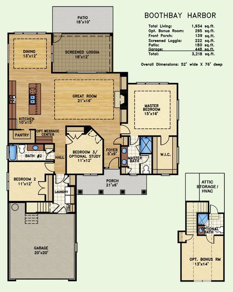 Boothbay Harbor, Floor Plan